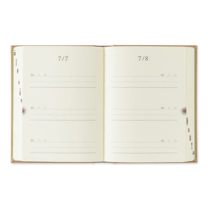 Midori 3-Year Diary Gate Mini | Beige