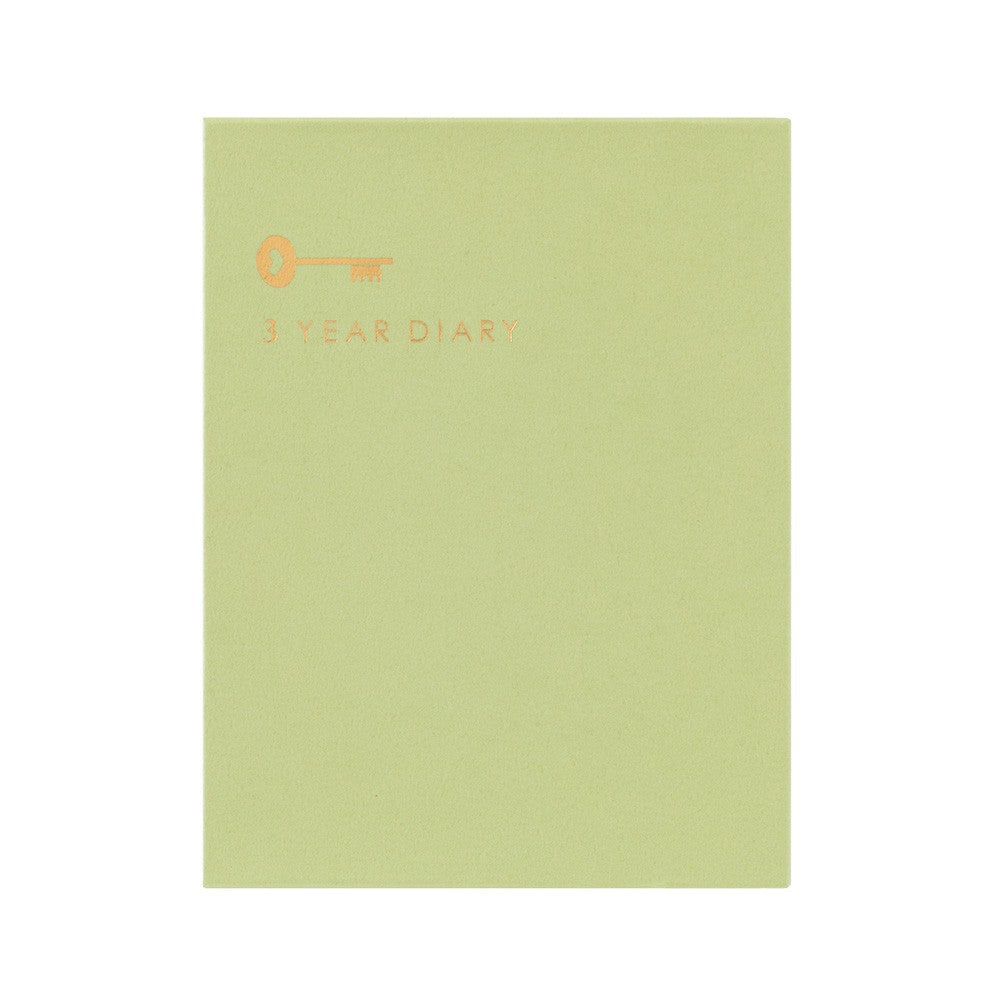 Midori 3-Year Diary Gate Mini | Beige
