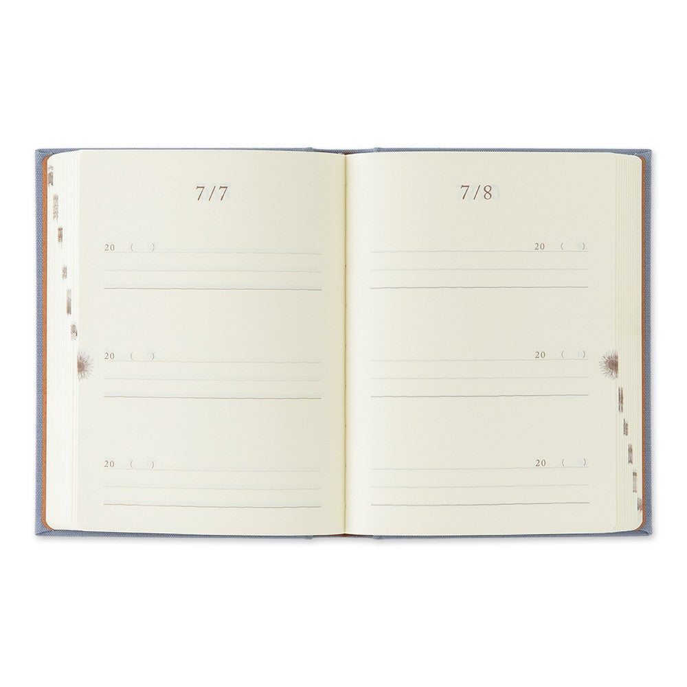 Midori 3-Year Diary Gate Mini | Blue-Purple