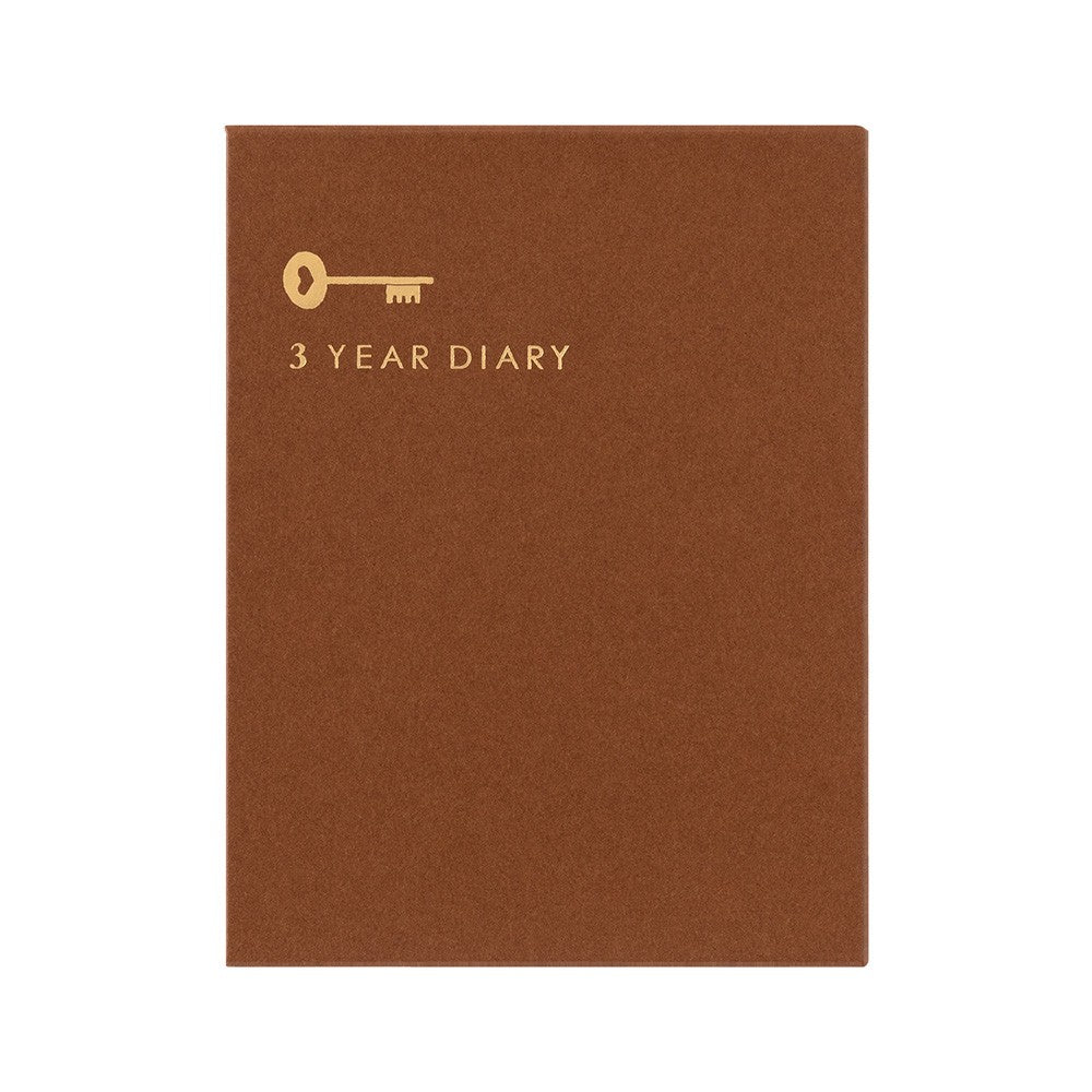 Midori 3-Year Diary Gate Mini | Blue-Purple