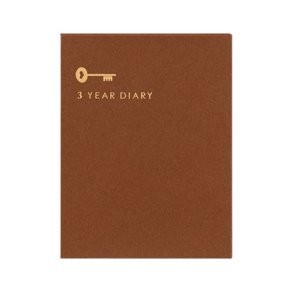 Midori 3-Year Diary Gate Mini | Blue-Purple