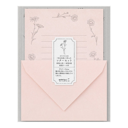Papeteria Midori 929 Original Floral-Colored Washi Paper | Różowa