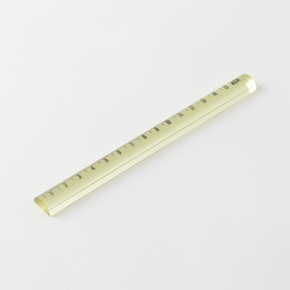Midori 15 cm Magnifying Ruler | Yellow
