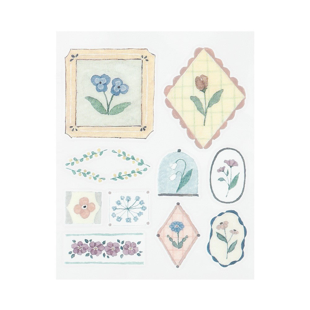 Midori Decorative Transfer Stickers | Flowers