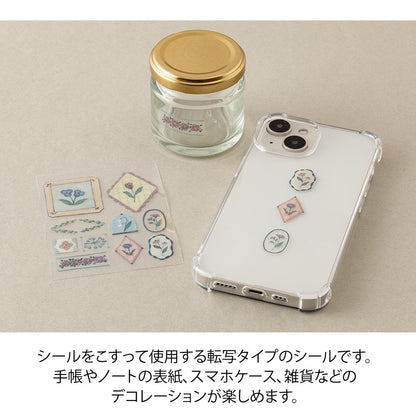 Midori Decorative Transfer Stickers | Flowers