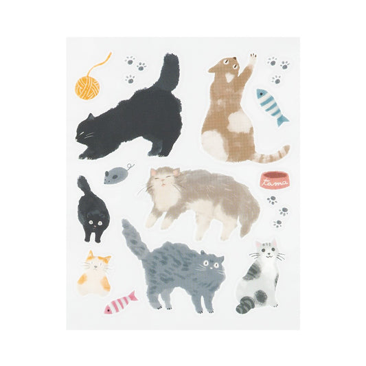 Midori Decorative Transfer Stickers | Kittens