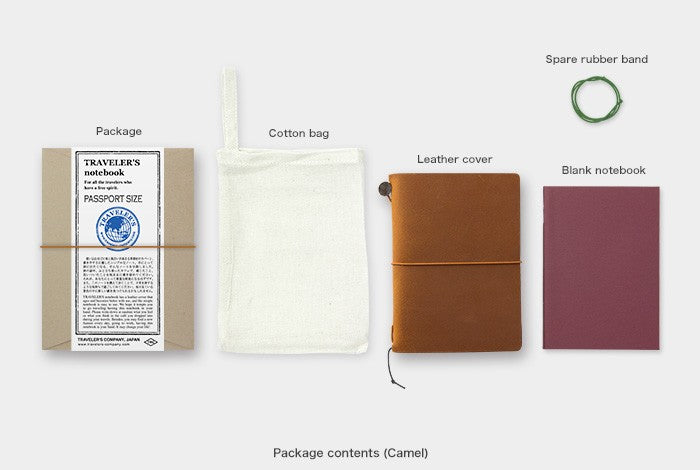Traveler's Notebook (Passport size) Camel