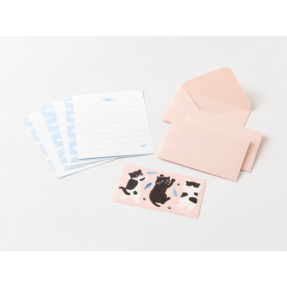 Papeteria Midori Mini Letter Set with Stickers | 933 Koty
