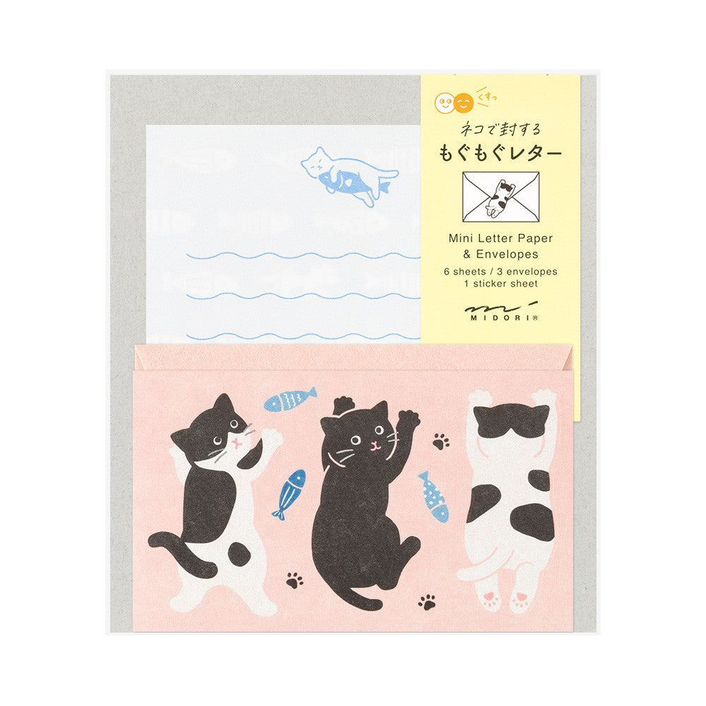 Papeteria Midori Mini Letter Set with Stickers | 933 Koty