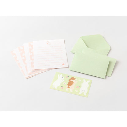 Midori Mini Letter Set with Stickers | 934 Rabbits