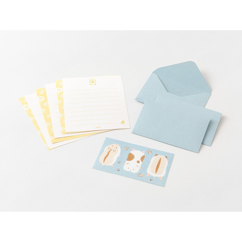 Papeteria Midori Mini Letter Set with Stickers | 935 Chomiki