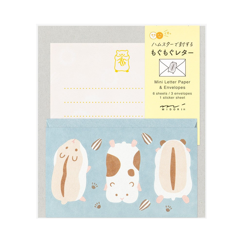 Papeteria Midori Mini Letter Set with Stickers | 935 Chomiki