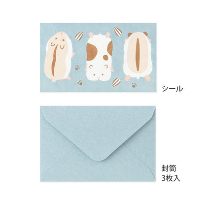 Papeteria Midori Mini Letter Set with Stickers | 935 Chomiki