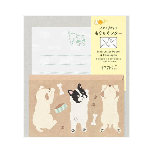 Papeteria Midori Mini Letter Set with Stickers | 936 Psy