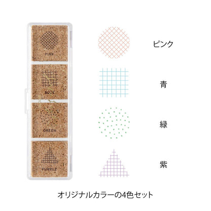 Pieczątki Yuru Log Pre-inked Stamp Geometry