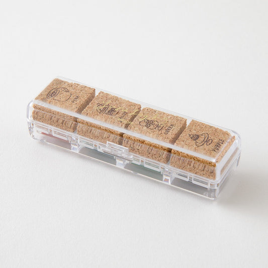 Midori Yuru Log Pre-inked Stamp Cafe