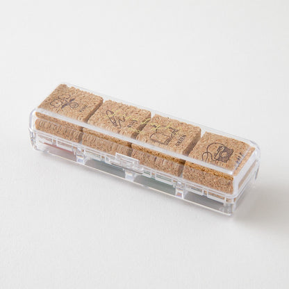 Midori Yuru Log Pre-inked Stamp Daily Life