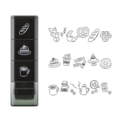 Midori Paintable Stamp Roller Cafe