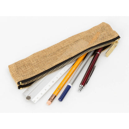 Pencil case beige PS Pen Case Paper Code Beige