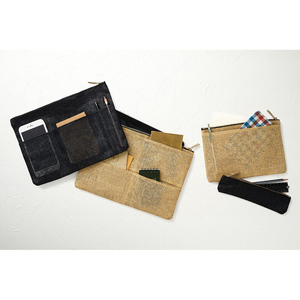 Pencil case beige PS Pen Case Paper Code Beige