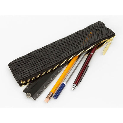 Pencil Case Black PS Pen Case Paper Code Black