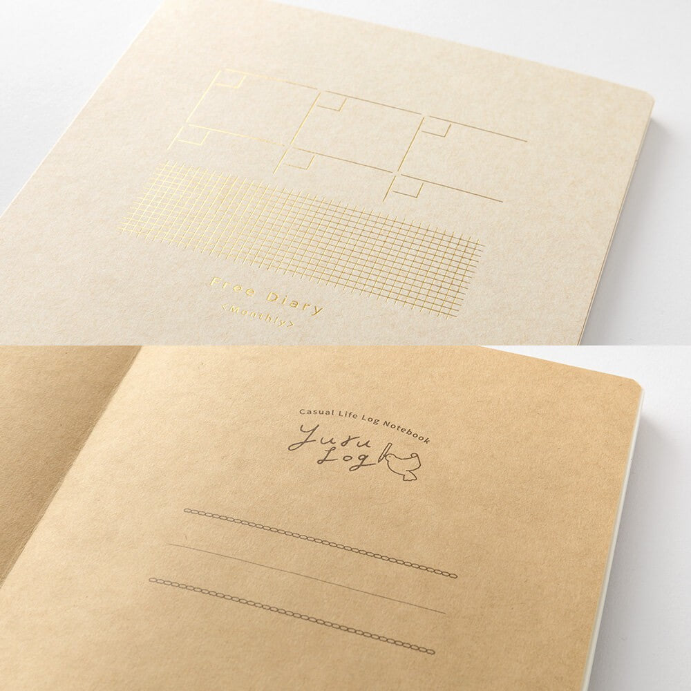 Midori Yuru Log B6 Perennial Diary | 12-Month