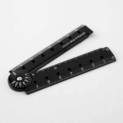 Multi Ruler 16cm Black A | Midori Multi-functional Ruler