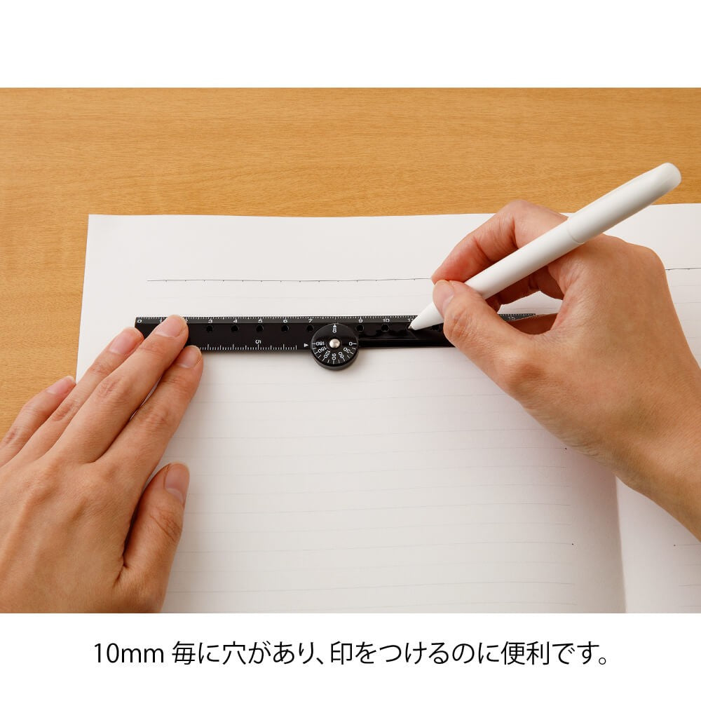 Multi Ruler 16cm Black A | Midori Multi-functional Ruler