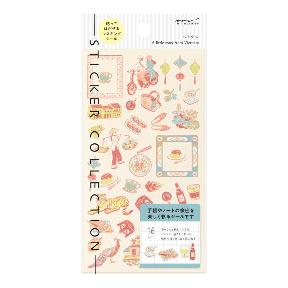 Stickers 2718 Vietnamese Motifs