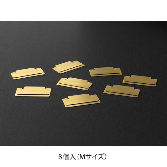 Zakładki Midori Index Clips Chiratto Brass