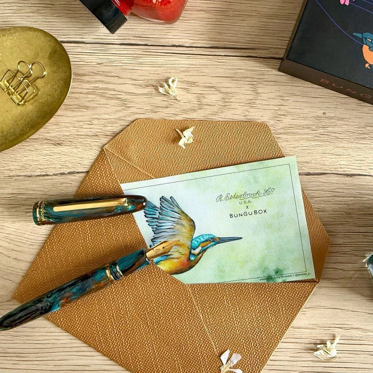 Bibułki BUNGU x Esterbrook Kingfisher