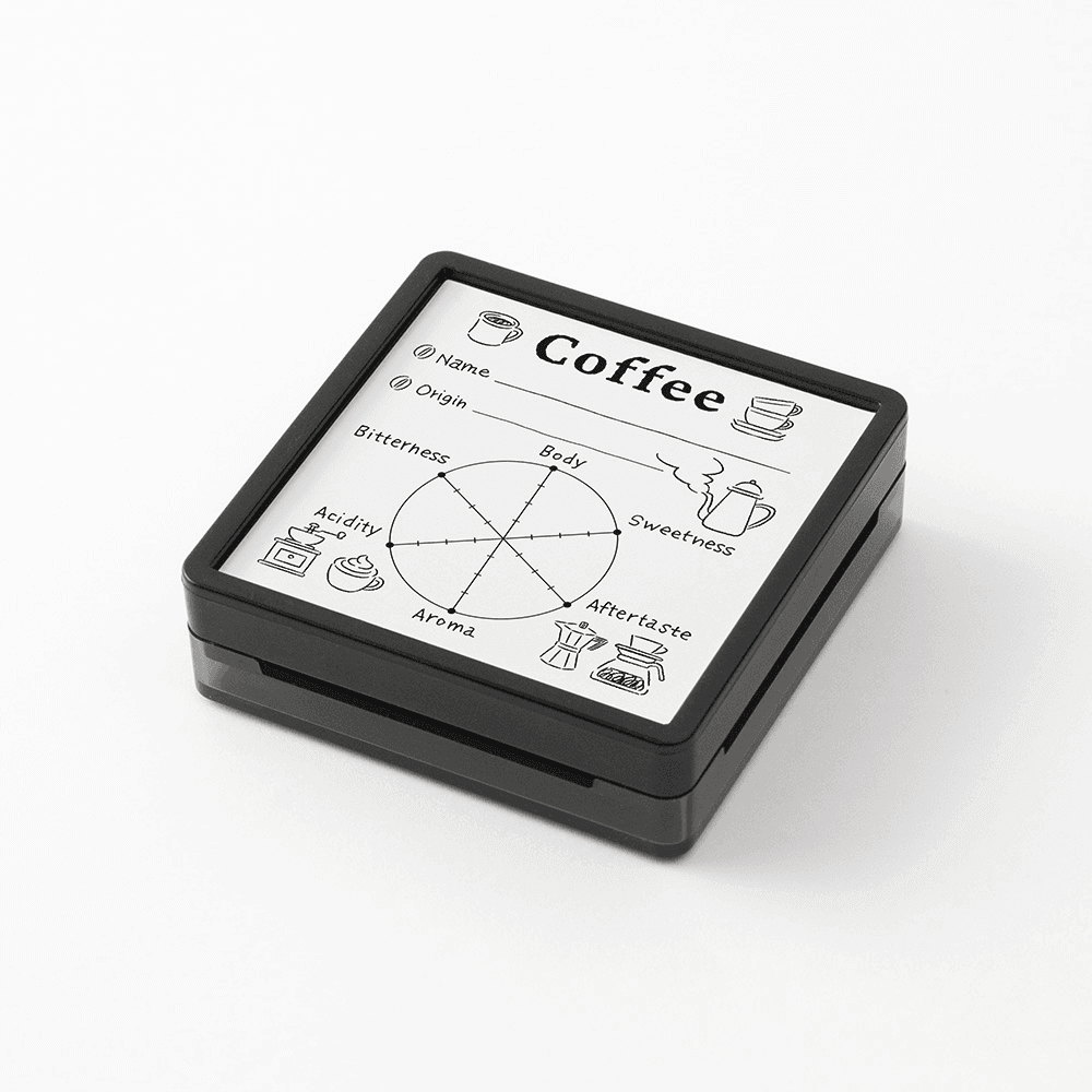 Midori Paintable Pre-inked Stamp | Coffee