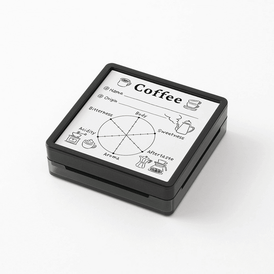 Midori Paintable Pre-inked Stamp | Coffee