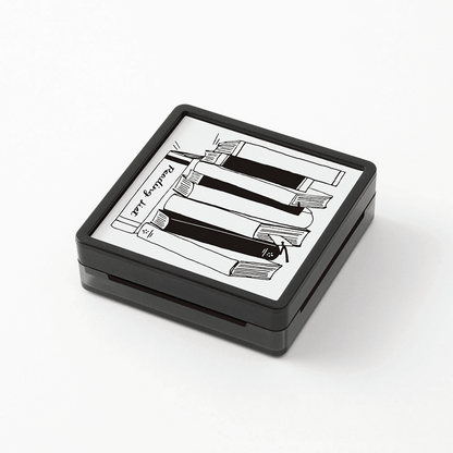 Midori Paintable Pre-inked Stamp | Books