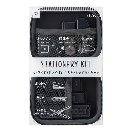 Midori XS Stationery Kit Black