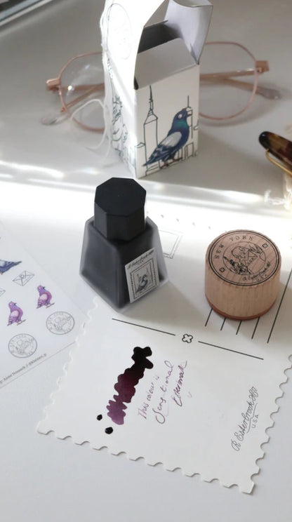 Esterbrook x Pigeon Set - Stickers, Ink and Stamp