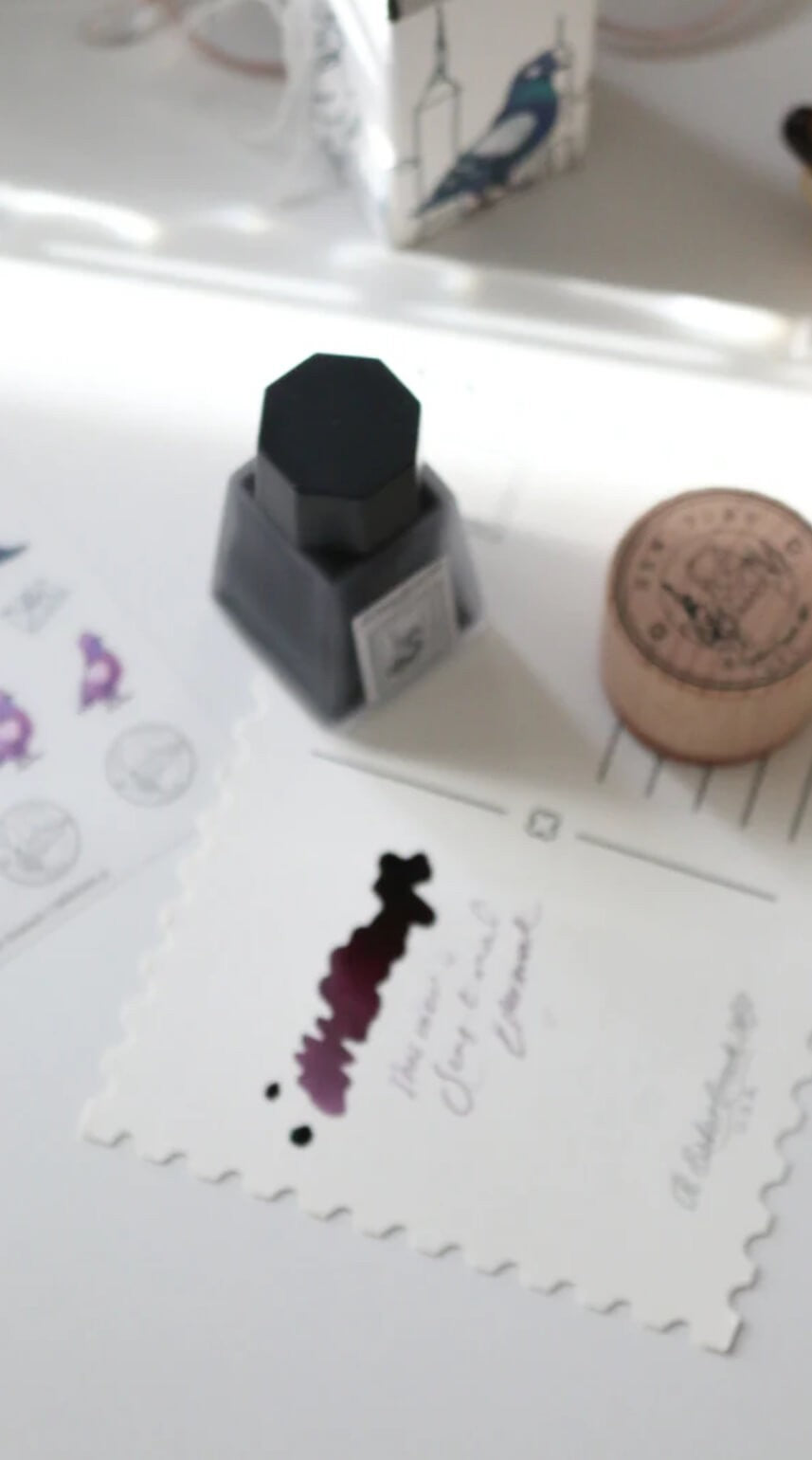 Esterbrook x Pigeon Set - Stickers, Ink and Stamp