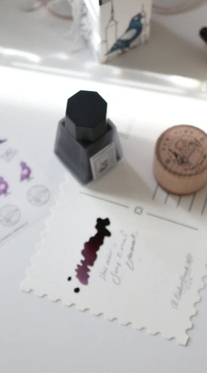 Esterbrook x Pigeon Set - Stickers, Ink and Stamp