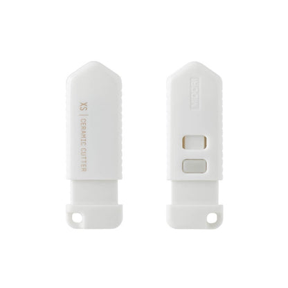 Midori XS Ceramic Cutter Knife, white