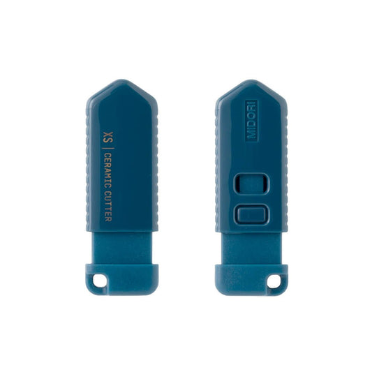 Midori XS ceramic knife, navy blue