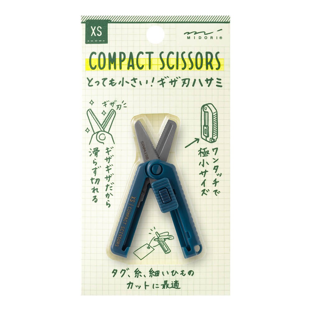 Midori XS scissors navy blue