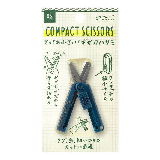 Midori XS scissors navy blue