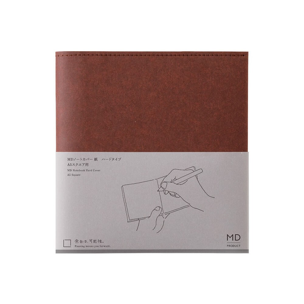 MD Notebook Hard Cover A5 Square Paper