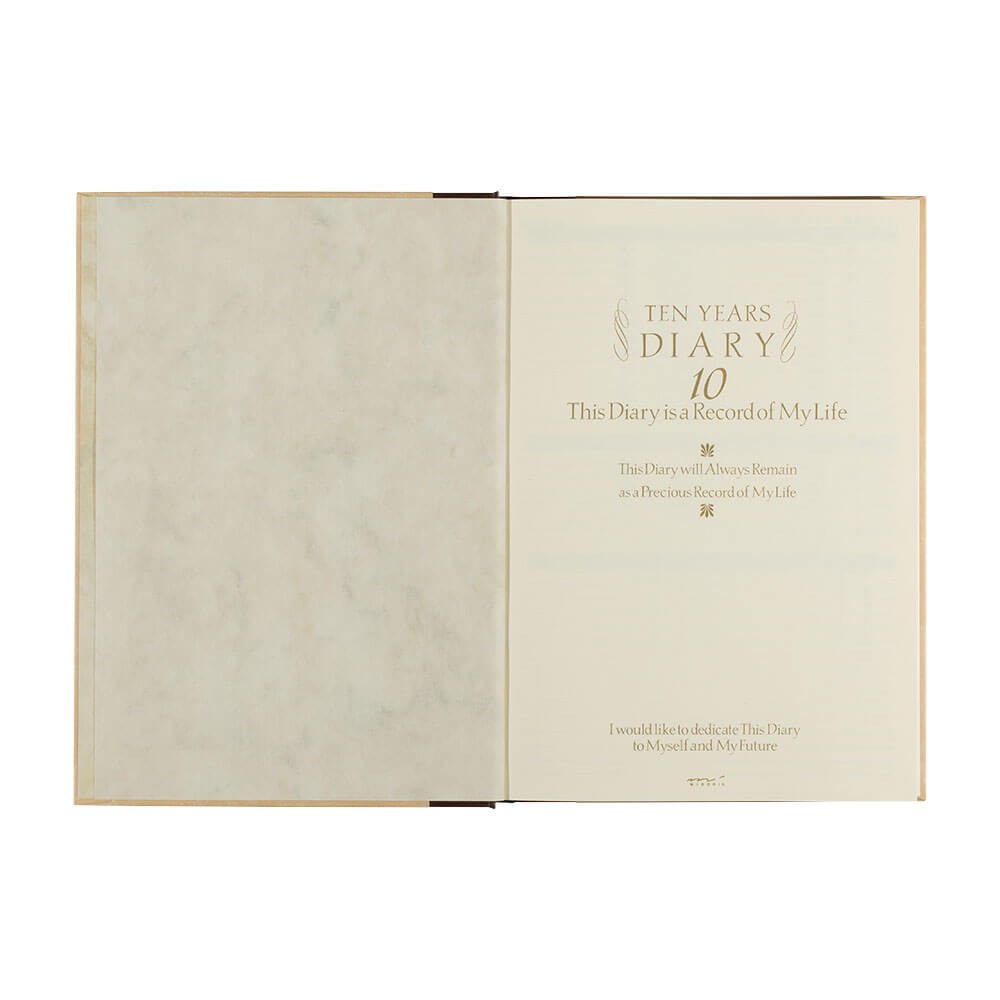Midori 10-Year Diary Classic