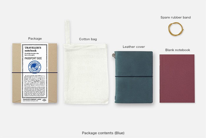 Notatnik Traveler's Notebook (Passport Size) Niebieski