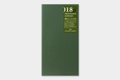 Traveler's Notebook Refill 018: Weekly Undated Diary