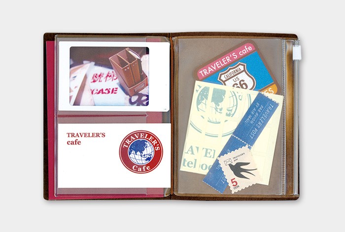 Traveler's Notebook refill 004 (Passport size): Zippered Pocket