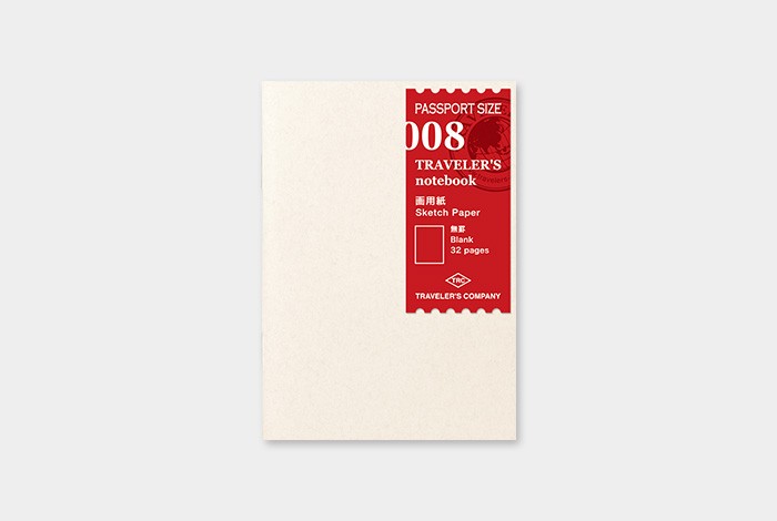 Wkład Traveler's Notebook (hash)008 (Passport size)