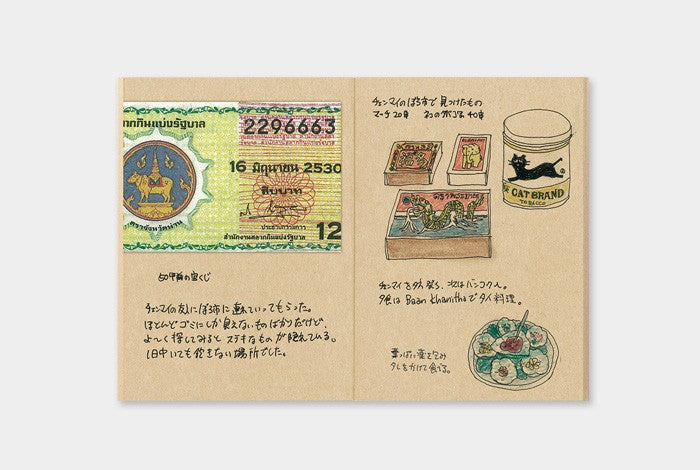 Wkład Traveler's Notebook (hash)009 (Passport size)