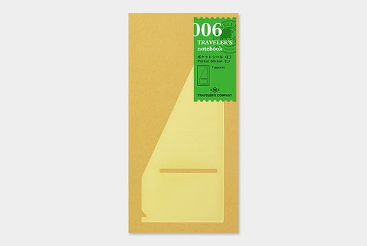 Traveler's Notebook refill 006: Adhesive pocket